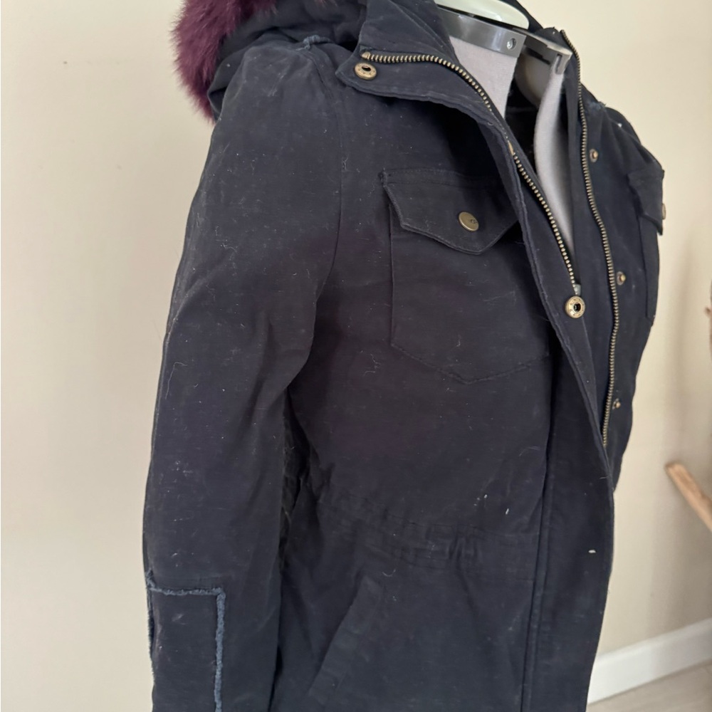 STORE CLOSING SALE Ugg convertible field  Parka Jacket with Fur Trim
